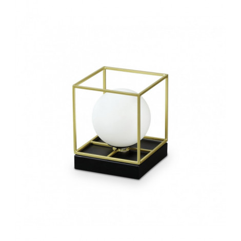 Lampe de table Lingotto Verre,métal Laiton 1 ampoule 15cm|Lampes à poser|Luminaire Center