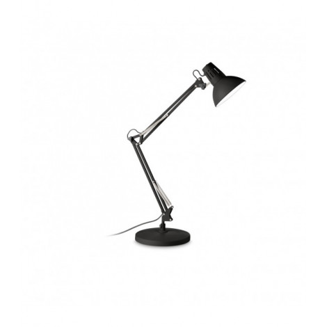 Lampe de table Wally Métal Noir mat 1 ampoule 58cm|Lampes à poser|Luminaire Center