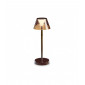 Lampe LED intégré Lolita Métal Café 1 ampoule 34,5cm|Lampes à poser|Luminaire Center