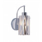 Lampe avec abat jour Triplet Métal Chrome 1 ampoule 45cm|Lampes à poser|Luminaire Center