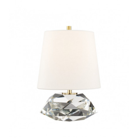 Lampe de table Henley Cristal Laiton 1 ampoule 34,9cm|Lampes à poser|Luminaire Center