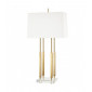 Lampe de table Rhinebeck Laiton Laiton 1 ampoule 82,6cm|Lampes à poser|Luminaire Center