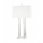Lampe de table Rhinebeck Laiton Nickel poli 1 ampoule 82,6cm|Lampes à poser|Luminaire Center