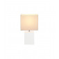 Lampe de table Bara blanc 1 ampoule 28,5cm|Lampes à poser|Luminaire Center