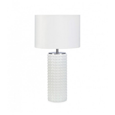 Lampe de table Proud Verre blanc 1 ampoule 65cm|Lampes à poser|Luminaire Center