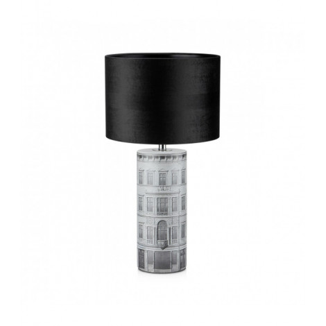 Lampe de table Ichi Céramique Gris 1 ampoule 64cm|Lampes à poser|Luminaire Center