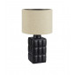 Lampe de table Cuscini Céramique Noir 1 ampoule 42,5cm|Lampes à poser|Luminaire Center