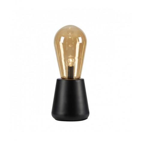 Lampe de table Brooke Métal Noir 1 ampoule 42cm|Lampes à poser|Luminaire Center