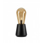 Lampe de table Brooke Métal Noir 1 ampoule 42cm|Lampes à poser|Luminaire Center