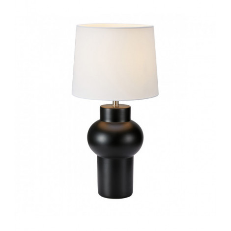Lampe de table Shape Céramique Noir 1 ampoule 46cm|Lampes à poser|Luminaire Center
