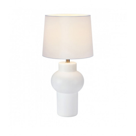 Lampe de table Shape Céramique blanc 1 ampoule 46cm|Lampes à poser|Luminaire Center