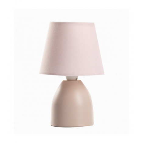 Lampe de table NANO Métal,Tissu Rose|Lampes à poser|Luminaire Center