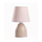 Lampe de table NANO Métal,Tissu Rose|Lampes à poser|Luminaire Center