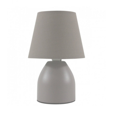 Lampe de table NANO Métal,Tissu Taupe|Lampes à poser|Luminaire Center