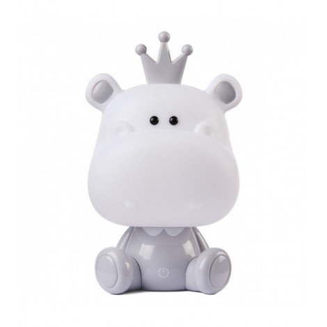 Lampe de table HIPPO Plastique Gris|Lampes à poser|Luminaire Center