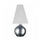 Lampe de table CERAMICA Tissu,Céramique Argent|Lampes à poser|Luminaire Center