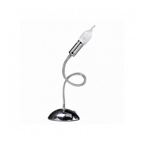 Lampe de table MELODIA Flexible Métal Chrome|Lampes à poser|Luminaire Center