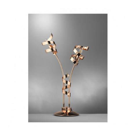 Lampe de table ZOE Ribbon 2 Light Métal Cuivre|Lampes à poser|Luminaire Center