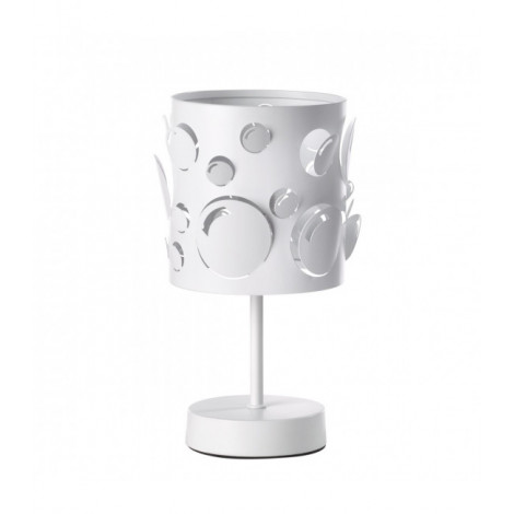 Lampe de table RICKY Métal Blanc|Lampes à poser|Luminaire Center