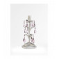 Lampe de table KATE Métal,Verre Ivoire,Rose|Lampes à poser|Luminaire Center
