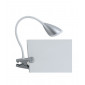 Lampe de table HEGEL Métal,Silicone Argent|Lampes à poser|Luminaire Center