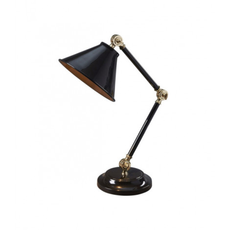 Lampe de table Provence Métal Noir,Laiton|Lampes à poser|Luminaire Center