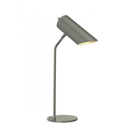 Lampe de table Quinto Acier Nickel poli, gris foncé|Lampes à poser|Luminaire Center