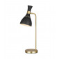 Lampe de table Joan Acier Noir minuit / Laiton bruni|Lampes à poser|Luminaire Center