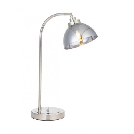 Lampe de table Caspa Verre,Acier Verre miroir, nickel brillant|Lampes à poser|Luminaire Center