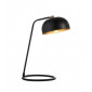 Lampe de table Brair Acier Peinture noir mat et laiton antique|Lampes à poser|Luminaire Center