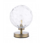 Lampe de table Esben Laiton antique, verre moulé|Lampes à poser|Luminaire Center