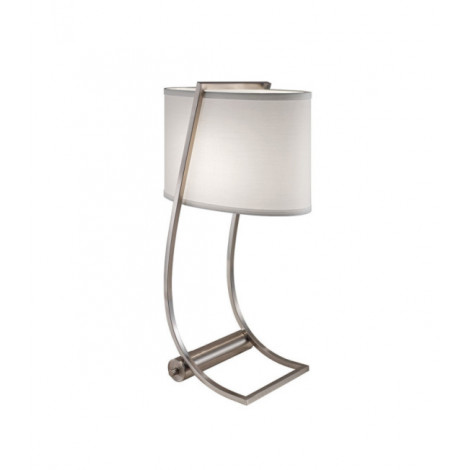Lampe de table Lex Acier doux Acier brossé|Lampes à poser|Luminaire Center