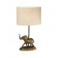 Lampe de table Sabi Résine,toile de jute Patine Bronze|Lampes à poser|Luminaire Center