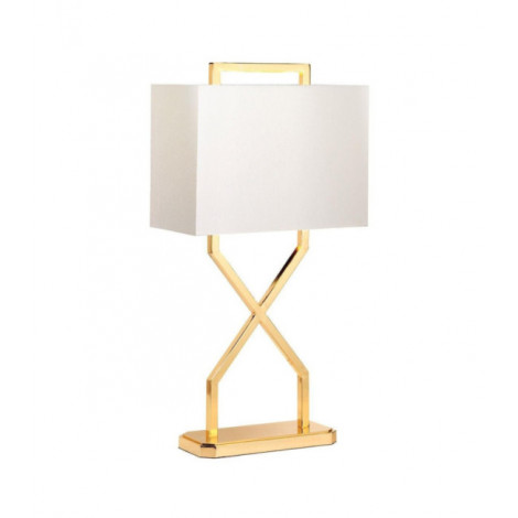 Lampe de table Cross Acier Or poli|Lampes à poser|Luminaire Center