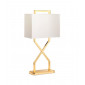 Lampe de table Cross Acier Or poli|Lampes à poser|Luminaire Center