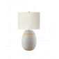 Lampe de table Seychelles Porcelaine Bleu, Sable|Lampes à poser|Luminaire Center