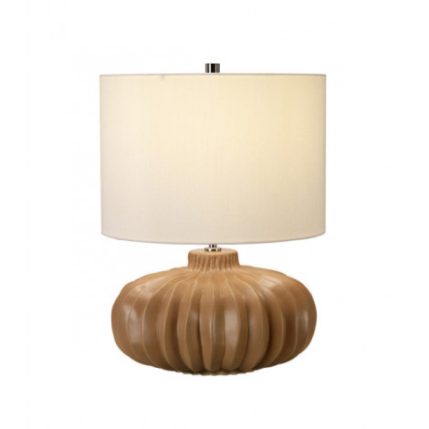 Lampe de table Woodside Céramique Brun|Lampes à poser|Luminaire Center