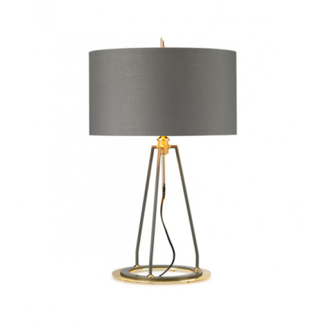 Lampe de table Ferrara Or poli gris foncé|Lampes à poser|Luminaire Center