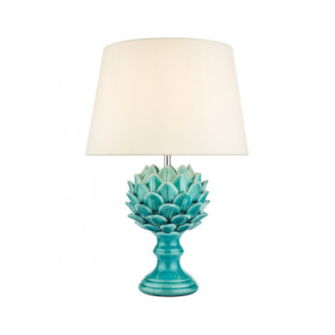 Lampe de table Violetta Céramique Bleue|Lampes à poser|Luminaire Center