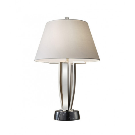 Lampe de table Silvershore Acier doux Nickel poli|Lampes à poser|Luminaire Center