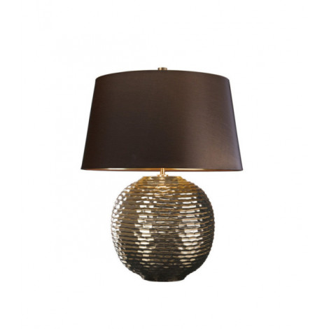Lampe de table Caesar Porcelaine Or|Lampes à poser|Luminaire Center