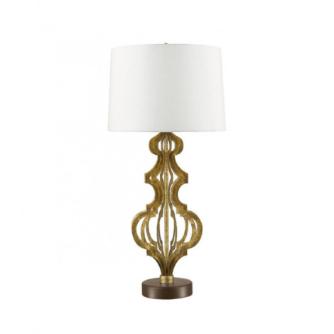 Lampe de table Octavia Acier Or|Lampes à poser|Luminaire Center