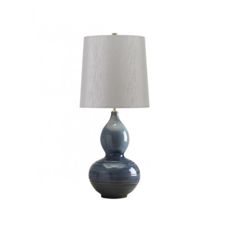Lampe de table Lapis Porcelaine Bleu|Lampes à poser|Luminaire Center