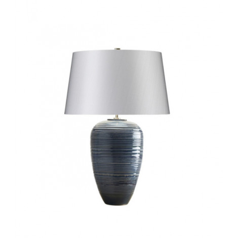 Lampe de table Poseidon Porcelaine Glaçage bleu|Lampes à poser|Luminaire Center