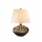 Lampe de table Rib Porcelaine Marron, Noir|Lampes à poser|Luminaire Center