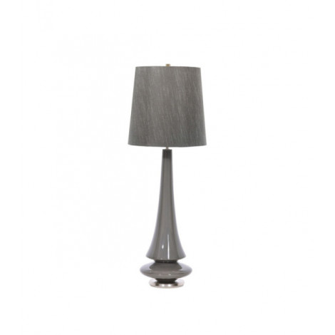 Lampe de table Spin Porcelaine Gris|Lampes à poser|Luminaire Center