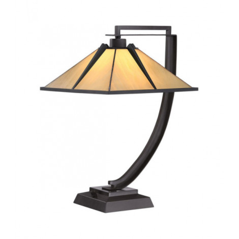 Lampe de table Pomeroy Verre d'art,acier Bronze occidental|Lampes à poser|Luminaire Center