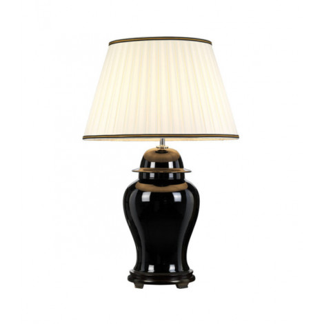Lampe de table Chiling Céramique Noir|Lampes à poser|Luminaire Center