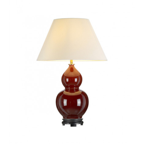 Lampe de table Harbin Céramique Sang de bœuf|Lampes à poser|Luminaire Center