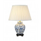Lampe de table Linyi Céramique Bleu et Blanc|Lampes à poser|Luminaire Center